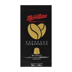 Morettino  100% arabic espresso coffee - 10 Nespresso compatible capsules